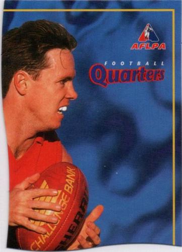 1995 Bewick Enterprises AFLPA Football Quarters #49 Matthew Febey Front
